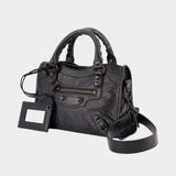 Sac À Main Le City Mini - Balenciaga - Cuir - Noir