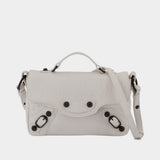Cabas Le City Nano - Balenciaga - Cuir - Blanc