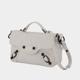 Cabas Le City Nano - Balenciaga - Cuir - Blanc