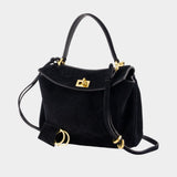 Sac Porté Épaule Rodeo Top Handle - Balenciaga - Cuir - Noir