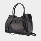 Sac Porté Épaule Le City Tote S - Balenciaga - Cuir - Noir