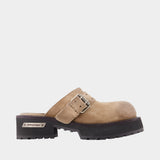 Sandales Venom - Balenciaga - Cuir - Marron