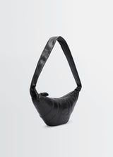 Sac à Bandoulière Medium Croissant - Lemaire - Cuir - Noir