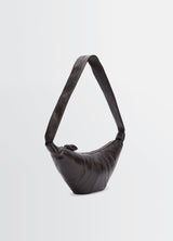 Sac Medium Croissant - Lemaire - Cuir - Chocolat Foncé