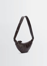 Sac Small Croissant - Lemaire - Cuir - Chocolat Foncé