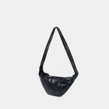 Sac Porté Épaule Medium Croissant - Lemaire - Coton - Noir