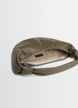 Sac À Bandoulière Fortune Croissant - Lemaire - Cuir - Kaki