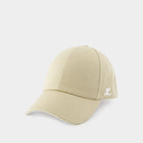 Casquette Signature - Courreges - Coton - Beige