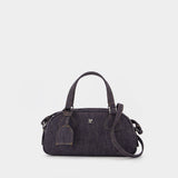 Sac À Bandoulière Friday Bowling Baguette - Courreges - Cuir - Gris