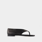 Sandales- Courreges - Cuir - Noir