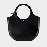 Sac À Main Medium Holy - Courreges - Cuir - Noir