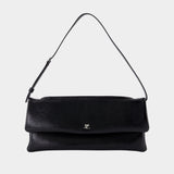 Pochette Cuff - Courreges - Cuir - Noir