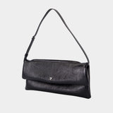 Pochette Cuff - Courreges - Cuir - Noir