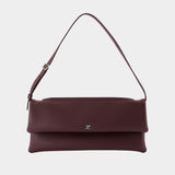 Pochette Cuff - Courreges - Cuir - Bordeaux