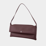Pochette Cuff - Courreges - Cuir - Bordeaux