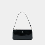 Sac Porté Épaule - Courreges - Cuir - Noir