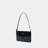 Sac Porté Épaule - Courreges - Cuir - Noir