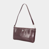 Sac Porté Épaule Ac - Courreges - Cuir - Bordeaux