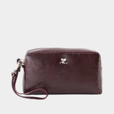 Pochette Ac Beauty - Courreges - Coton - Bordeaux