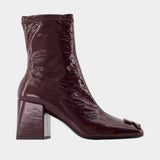 Bottes Reedition - Courreges - Synthétique - Bordeaux