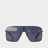 Lunettes De Soleil 24 - Courreges - Métal - Noir