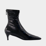 Bottes Toe Cap - Courreges - Cuir - Noir