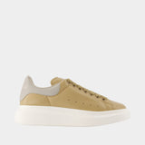 Sneakers Oversized - Alexander McQueen - Cuir - Beige
