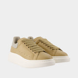Sneakers Oversized - Alexander McQueen - Cuir - Beige
