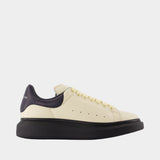 Sneakers Oversized - Alexander McQueen - Cuir - Ivoire