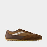 Sneakers Boxe - Alexander McQueen - Cuir - Marron