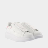 Sneakers Oversized - Alexander McQueen - Cuir - Blanc