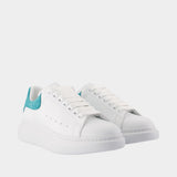 Sneakers Oversized - Alexander McQueen - Cuir - Blanc