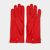 Gants - AMI Paris - Cuir - Rouge
