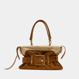 Sac Porté Épaule Anthem - Balmain - Cuir - Marron
