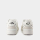 Sneakers Chiru - Maison Kitsune - Cuir - Blanc