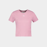 T-Shirt Baby Fox Patch - Maison Kitsune - Coton - Rose