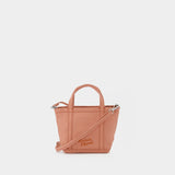 Cabas Fox Head Mini - Maison Kitsune - Coton - Rose