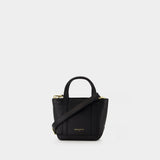 Cabas Fox Head Mini - Maison Kitsune - Cuir - Noir