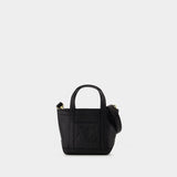 Cabas Fox Head Mini - Maison Kitsune - Cuir - Noir