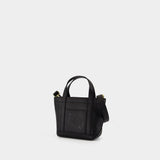 Cabas Fox Head Mini - Maison Kitsune - Cuir - Noir