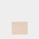 Porte-Carte Boogie - Maison Kitsune - Cuir - Rose