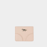 Porte-Carte Boogie - Maison Kitsune - Cuir - Rose