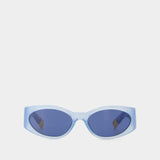 Les Lunettes Ovalo - Jacquemus - Acétate - Bleu