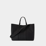 Le Cabas Marino E/w - Jacquemus - Cuir - Noir