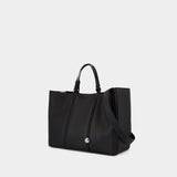 Le Cabas Marino E/w - Jacquemus - Cuir - Noir