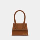 Le Chiquito Moyen - Jacquemus - Cuir - Marron