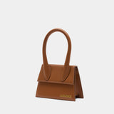 Le Chiquito Moyen - Jacquemus - Cuir - Marron