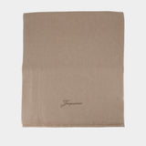 L'Echarpe Tailleur - Jacquemus - Laine - Beige