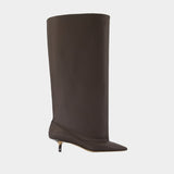Les Bottes Tourni H - Jacquemus - Cuir - Marron