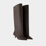 Les Bottes Tourni H - Jacquemus - Cuir - Marron